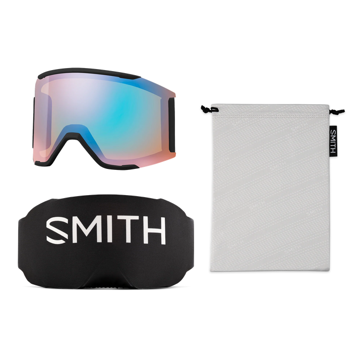 Smith Squad Mag Black Chromapop Sun Blue Mirror