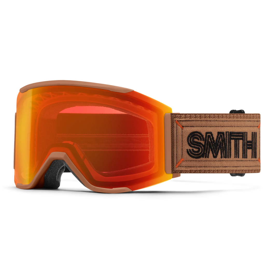 Smith Squad Mag Camel Warm Steel ChromaPop Everyday Red Mirror