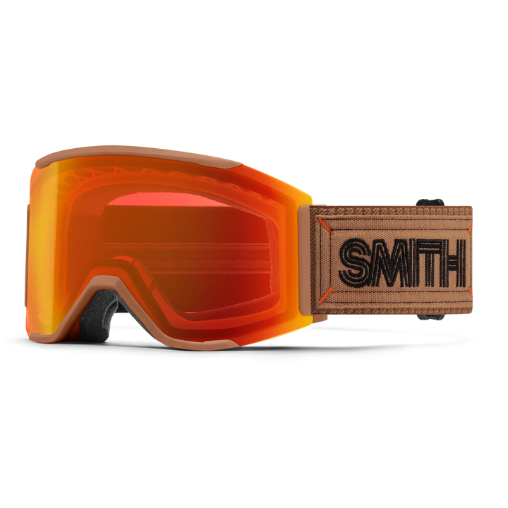 Smith Squad Mag Camel Warm Steel ChromaPop Everyday Red Mirror