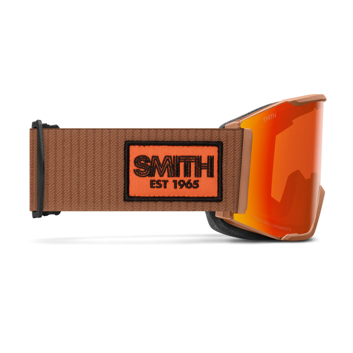 Smith Squad Mag Camel Warm Steel ChromaPop Everyday Red Mirror