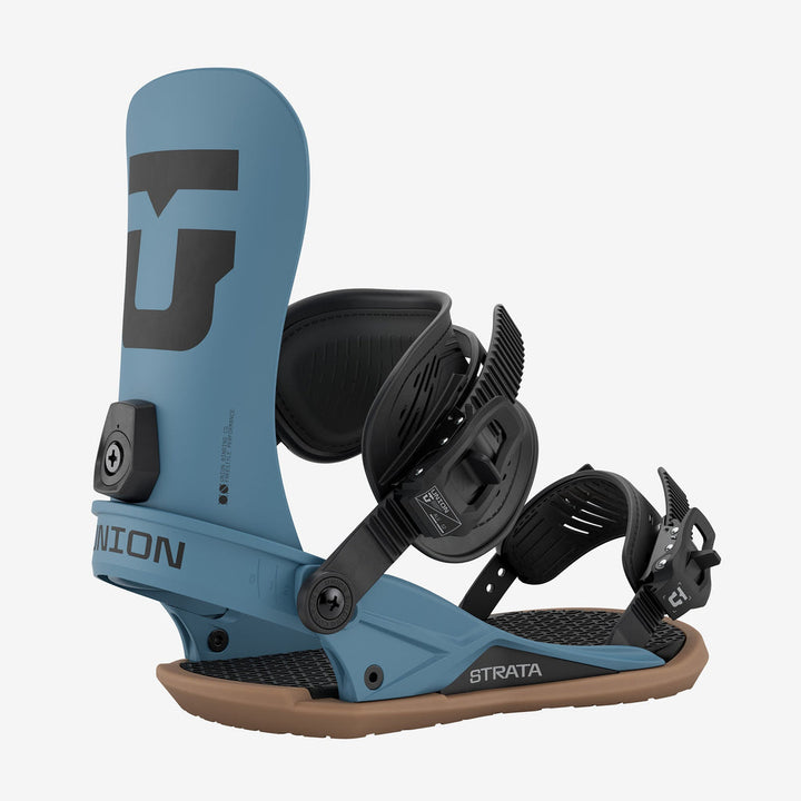 Union Strata Snowboard Bindings Dark Blue