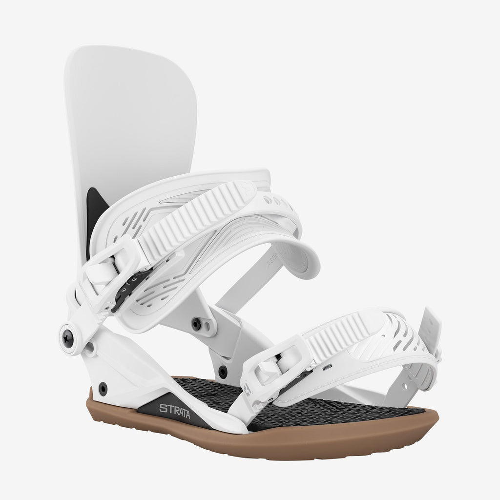 Union Strata Snowboard Bindings White