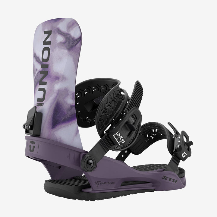 Union STR Snowboard Bindings Purple