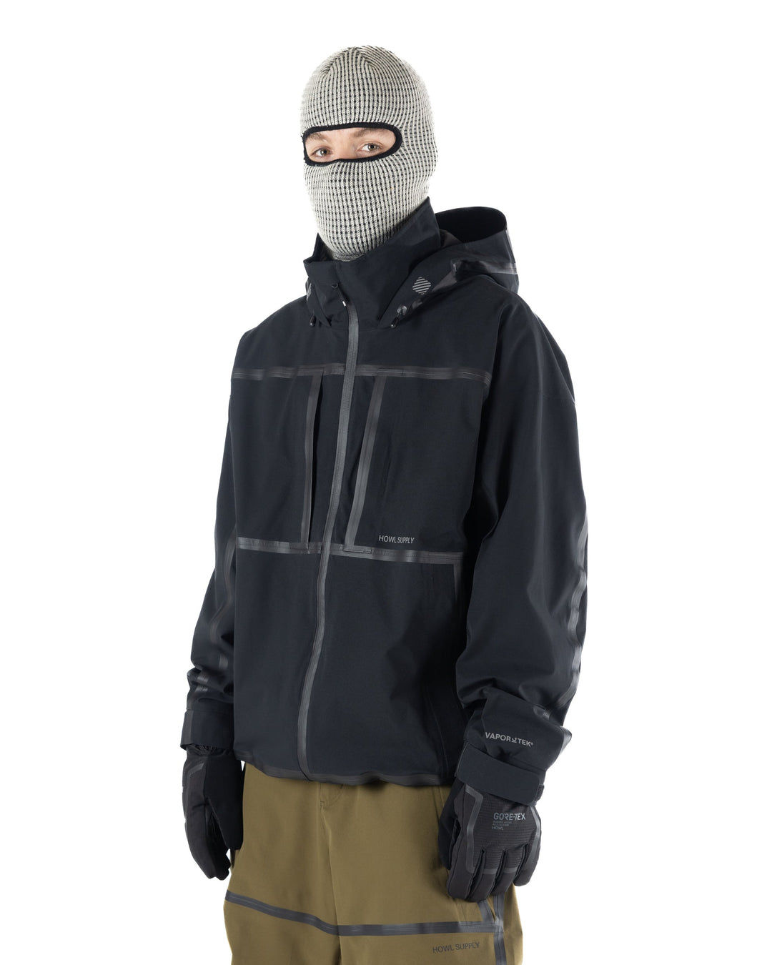 Howl Taped Jacket Black