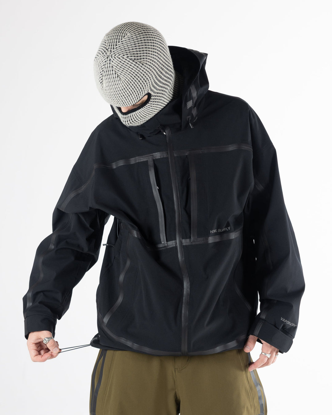 Howl Taped Jacket Black