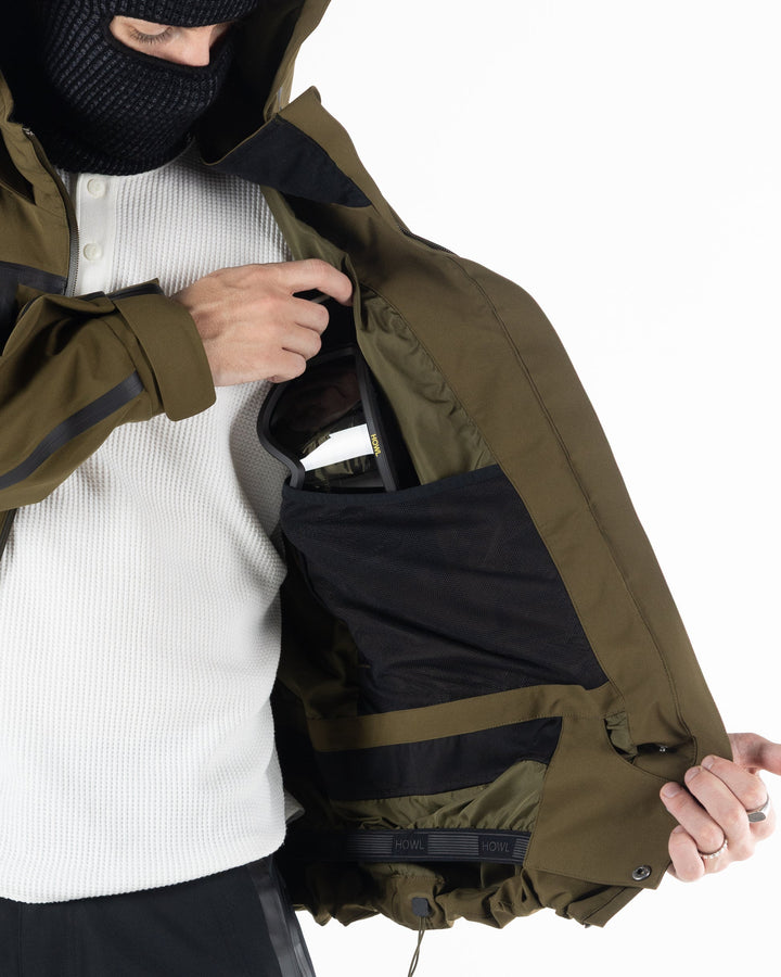 Howl Taped Jacket Olive