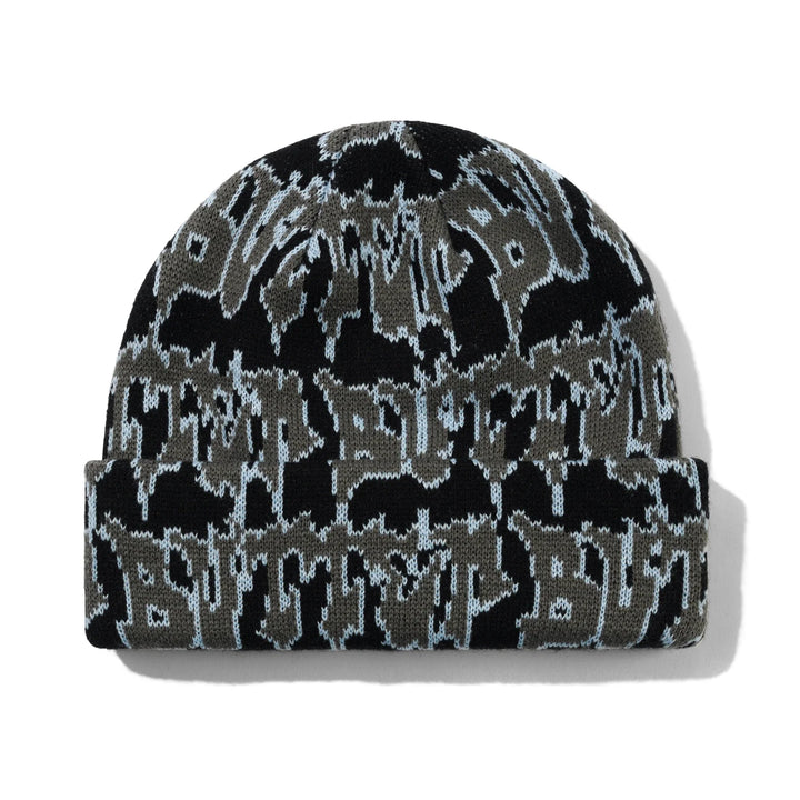 Butter Goods Throw Beanie Black / Grey
