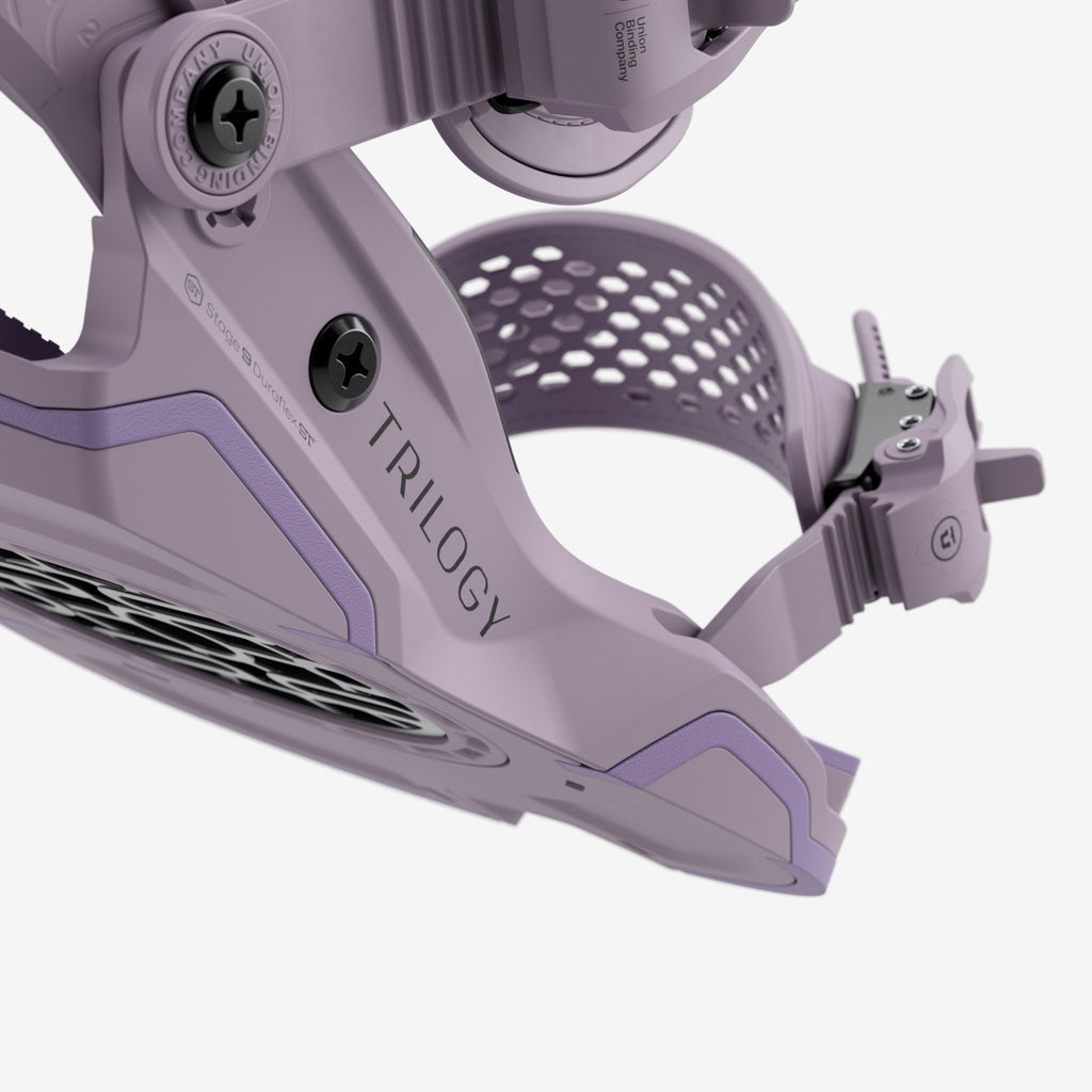 Union Trilogy Women's Snowboard Bindings Violet