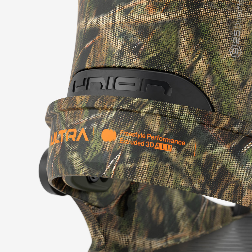Union Ultra Men's Snowboard Bindings Camo
