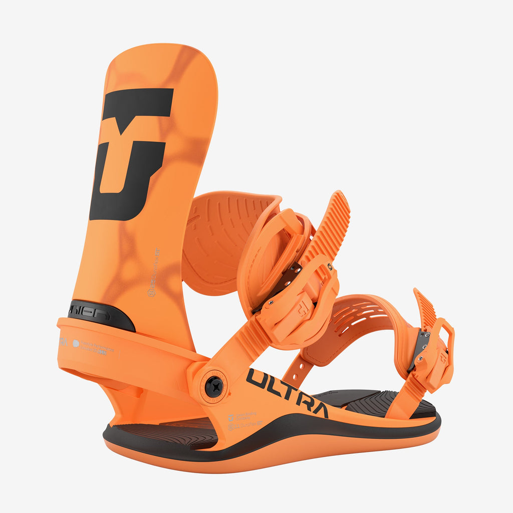Union Ultra Men's Snowboard Bindings  Orange