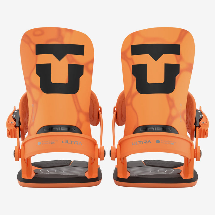 Union Ultra Men's Snowboard Bindings  Orange
