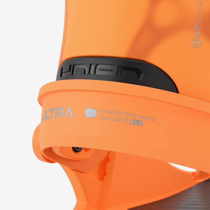Union Ultra Men's Snowboard Bindings  Orange