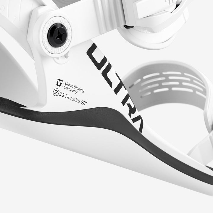 Union Ultra Men's Snowboard Bindings White