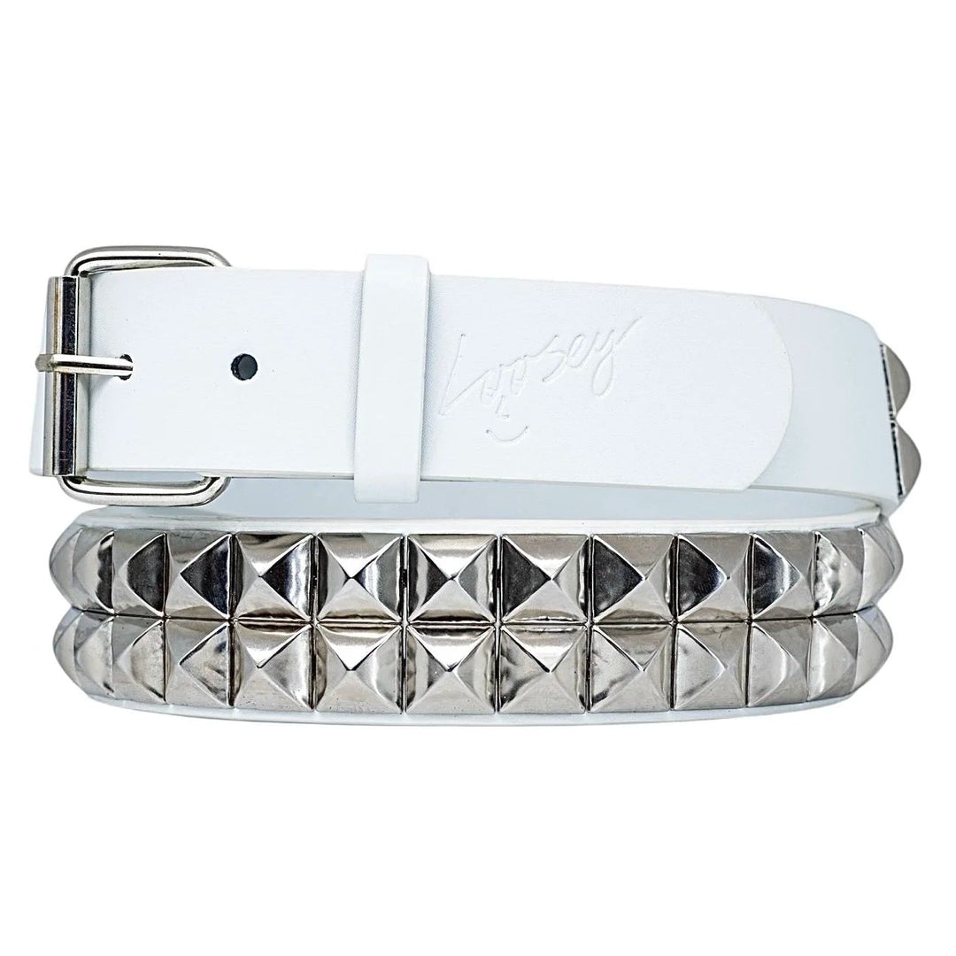Loosey Loves You Stud Finder White Belt