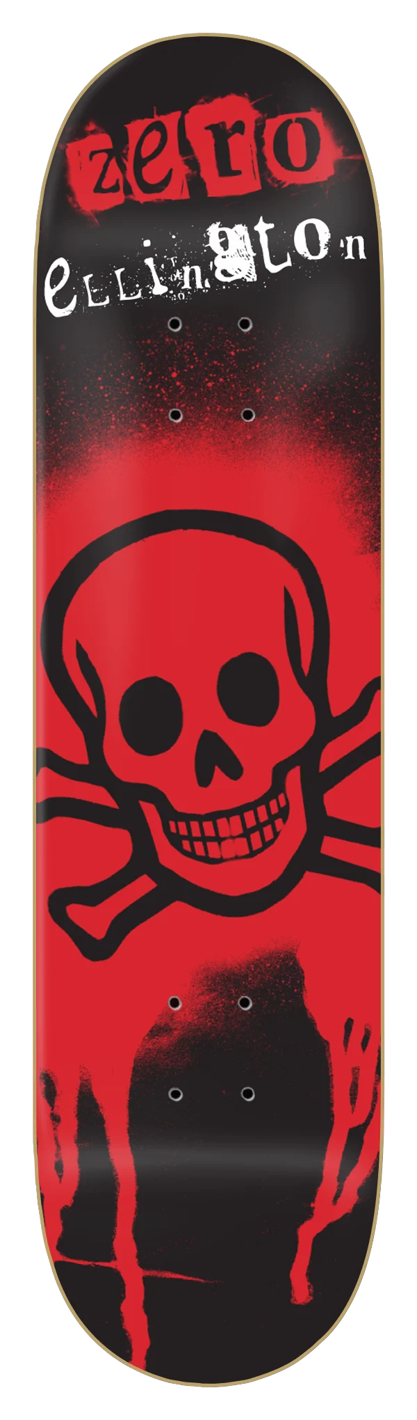 Zero Erik Ellington Stencil 30 Year Reissue Deck 8.25"