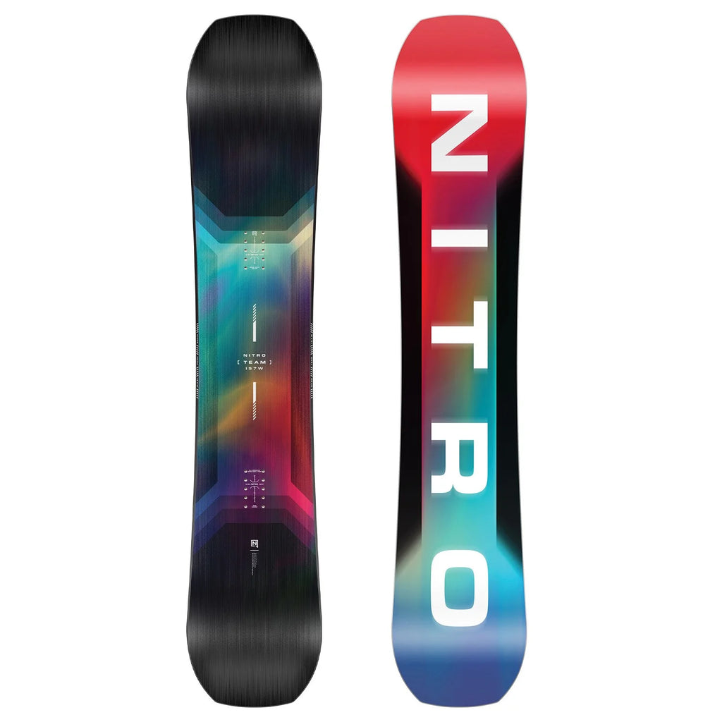 NITRO TEAM スノーボード ブラック/レッド Snowboards | Nitro Snowboards